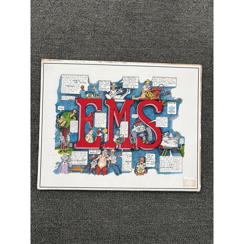 Peter Kuhlman EMS Cartoon Print Art